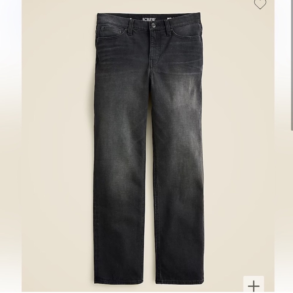 J. Crew Black Classic Straight Jeans